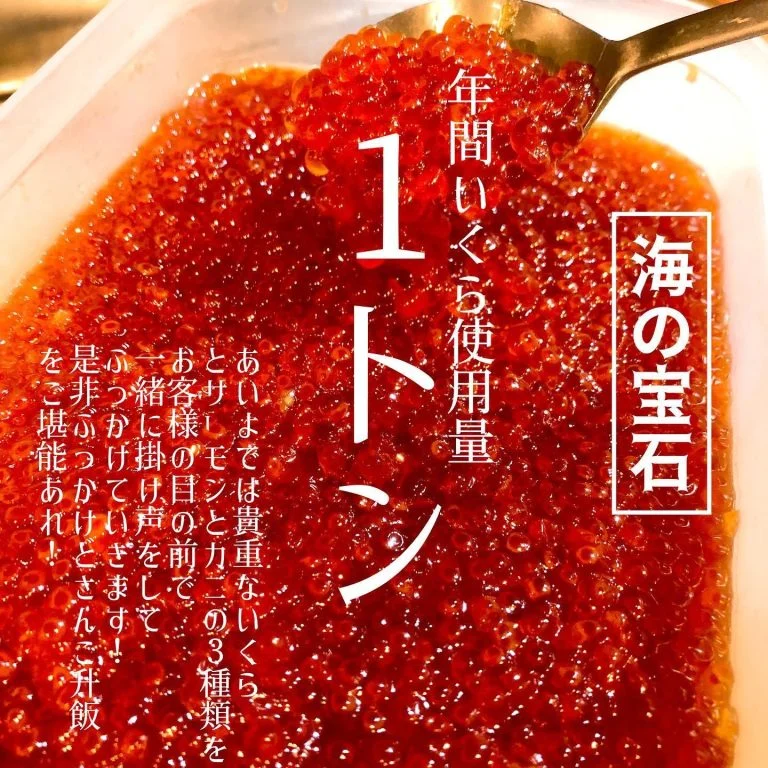 いくら使用量年間1トンオーバー@北海道/札幌/居酒屋/個室/海鮮/焼鳥/喫煙可