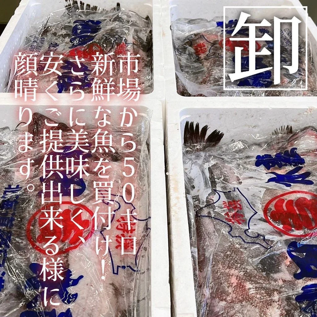 【市場から魚の買付け🐟】