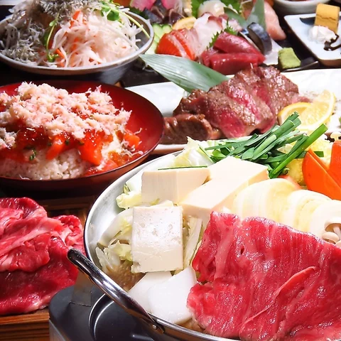札幌で飲み会！飲み放題付きの北海道満喫コーズをご用意