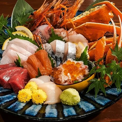札幌で新鮮なお刺身を味わいませんか、会社帰り等にもお気軽にお立ち寄りください